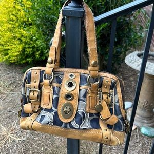 Well loved coach handbag
